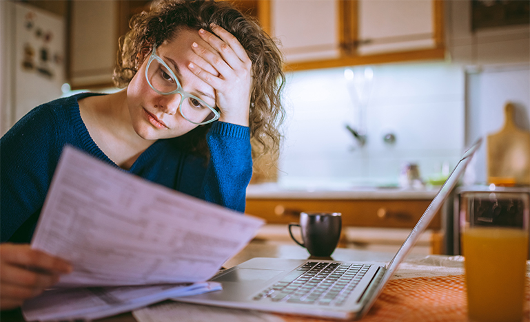 Going through tax document