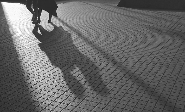 women walking together