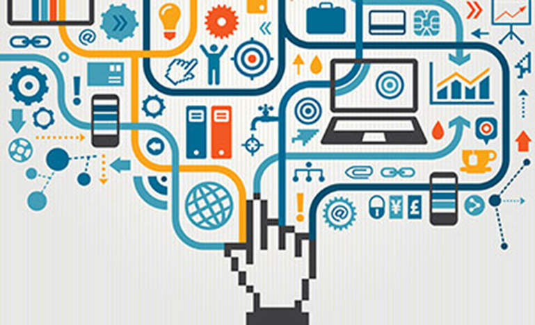 infographic depicting social media