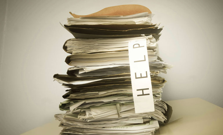 HELP; too much paperwork