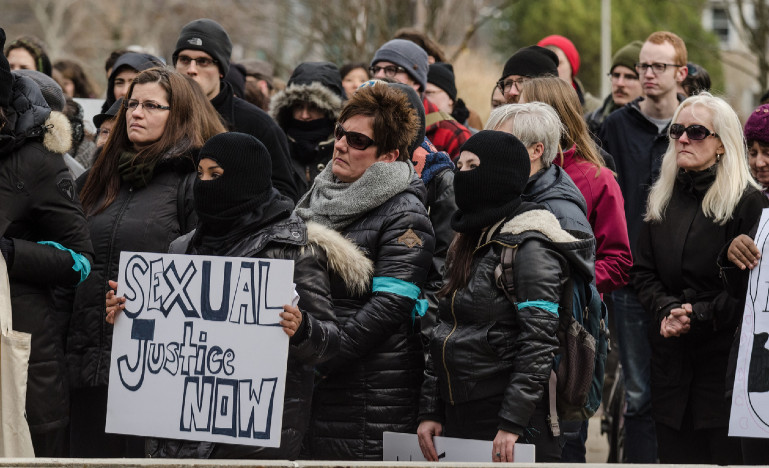 Protest on sexual justice