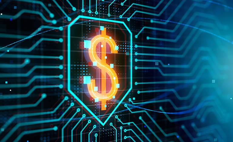 AI and finance concept