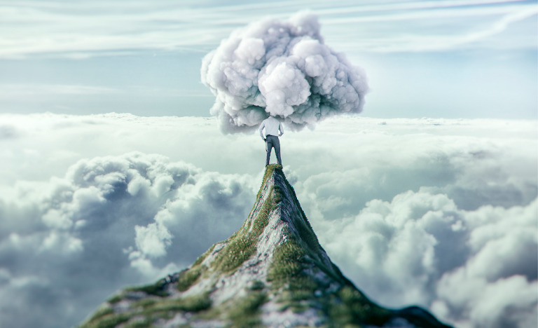 Leader with clouded view