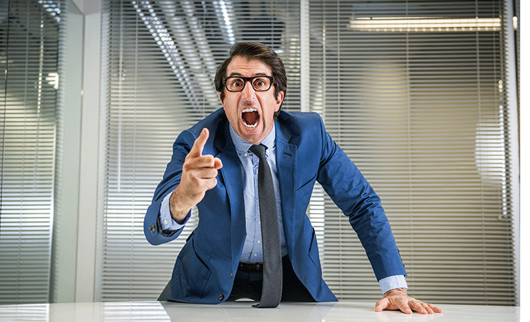 Boss Yelling
